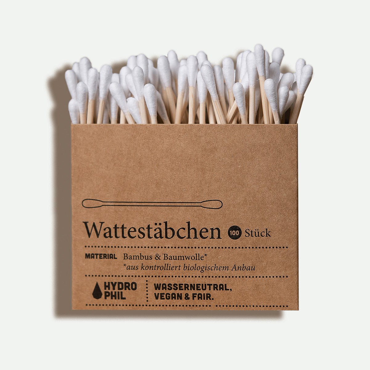 Hydrophil -Wattestäbchen - Smooth Panda - Umweltdrogerie