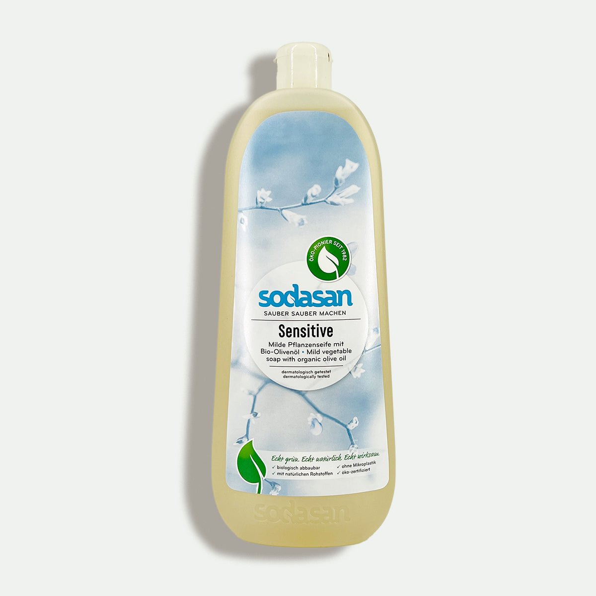 sodasan -Flüssigseife Sensitiv Nachfüller 1l - Smooth Panda - Umweltdrogerie