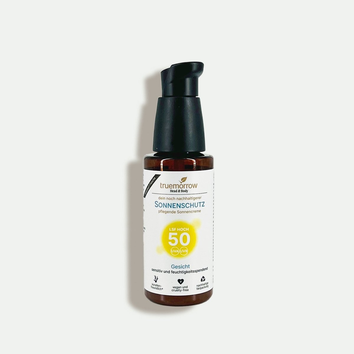 truemorrow -Nachhaltige Sonnencreme - Gesicht LSF 50 (50 ml) - Smooth Panda - Umweltdrogerie