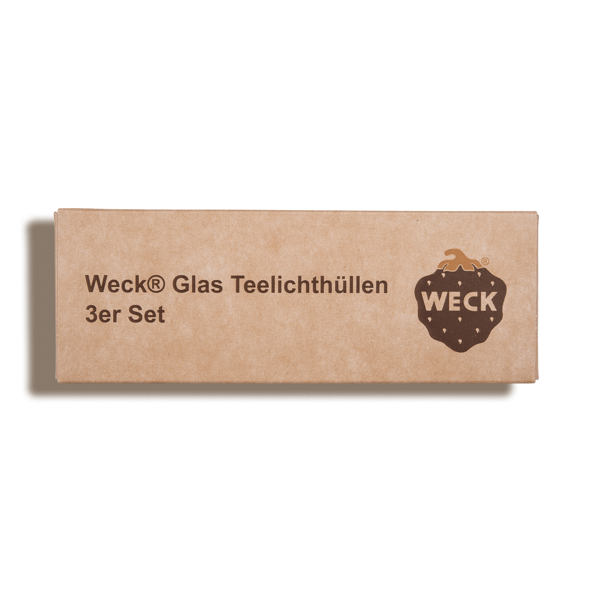 Teelichthüllen aus Glas im 3er-Set