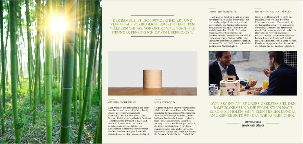 Kundenfeedback zum ersten Flyer - Smooth Panda - Umweltdrogerie