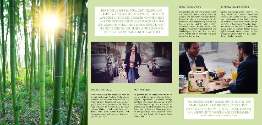Unser Flyer mit ganz viel Herz von euch! - Smooth Panda - Umweltdrogerie