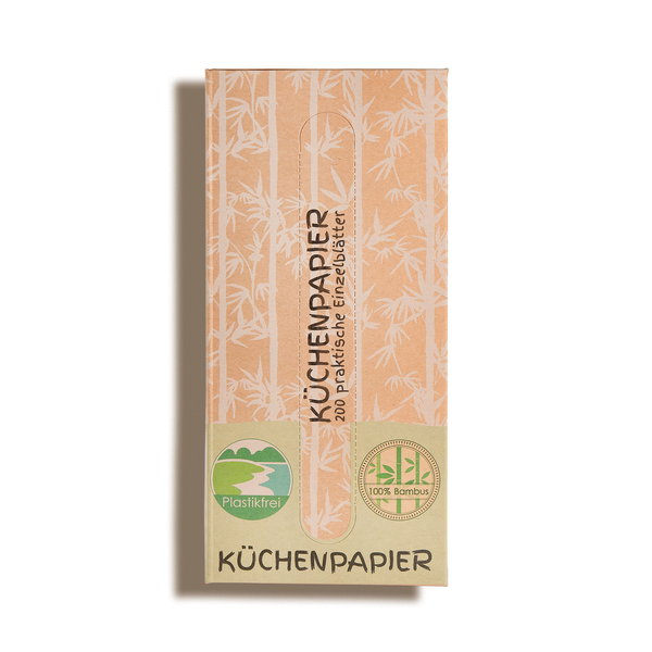 Bambus-Küchenpapier (200 Blatt)