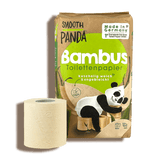 Smooth Panda -Bambus-Toilettenpapier (Made in Germany / 6 Rollen à 160 Blatt) - Smooth Panda - Umweltdrogerie