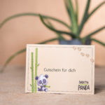 Ganzjährig nutzbare Geschenk-Gutscheinkarte von Smooth Panda