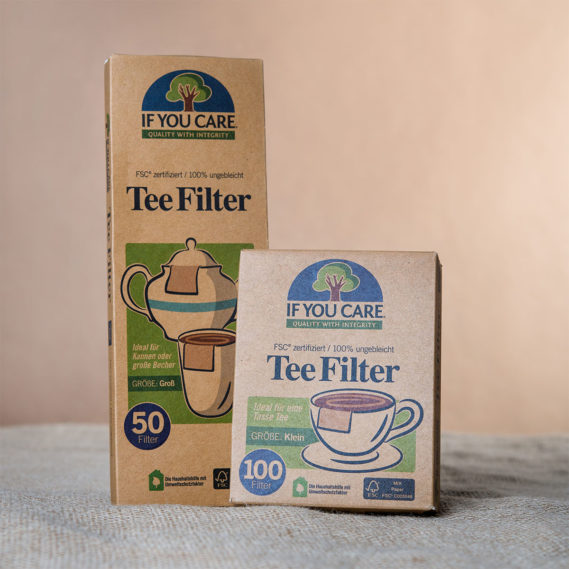 Umweltfreundliche Teefilter aus ungebleichtem Papier von If You Care